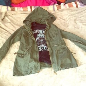 Army green jacket
